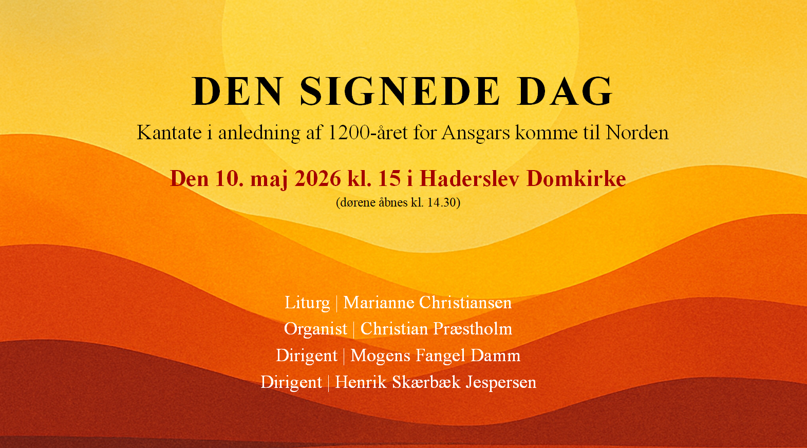 Den Sigende dag plakat