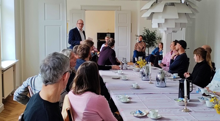 Besøg hos Biskop Mads Davidsen