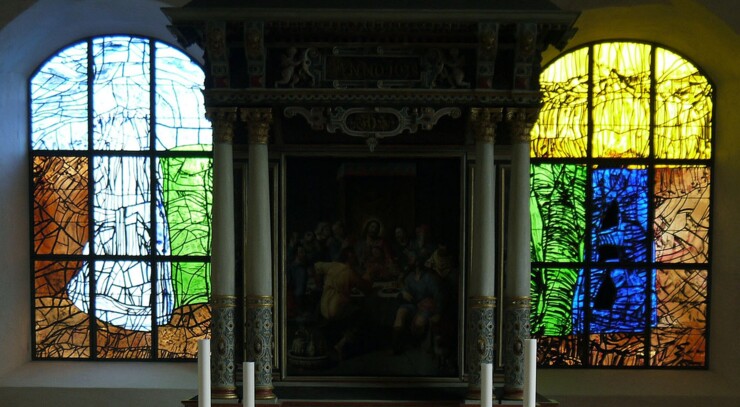 Per Kirkeby i Sankt Marie Kirke