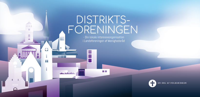 Disktrikforeningen af menighedsråd i Københavns logo