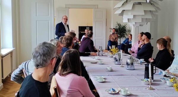 Besøg hos Biskop Mads Davidsen