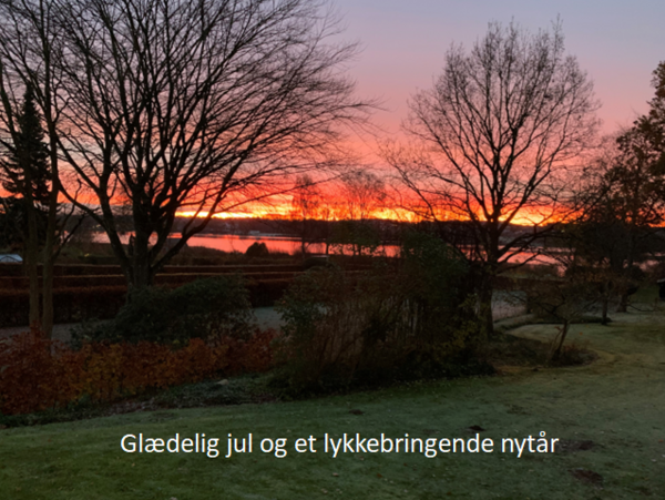 Solopgang over Haderslev Dam