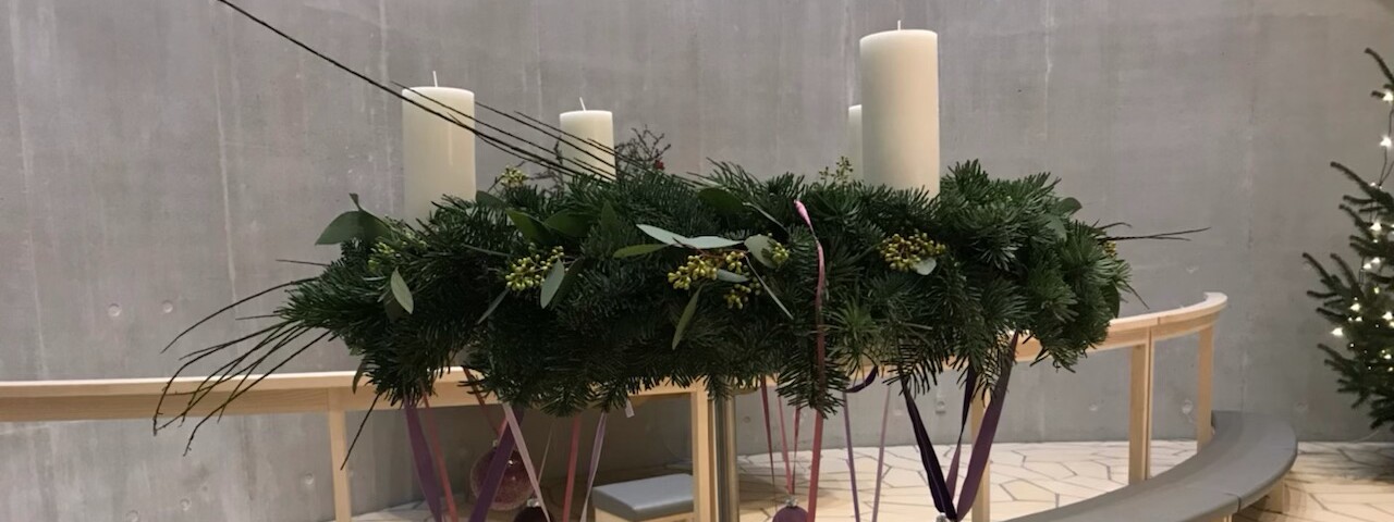 Billede af adventskrans